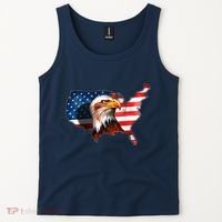 United States Of America Bald Eagle Tank Top thumb 2