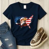 United States Of America Bald Eagle Women's T-Shirt thumb 3