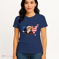 United States Of America Bald Eagle Women's T-Shirt thumb 4