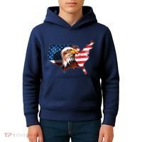 United States Of America Bald Eagle Kids Hoodie thumb 4