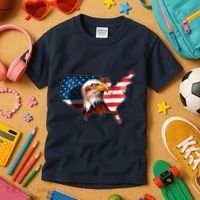 United States Of America Bald Eagle Kids T-Shirt thumb 3