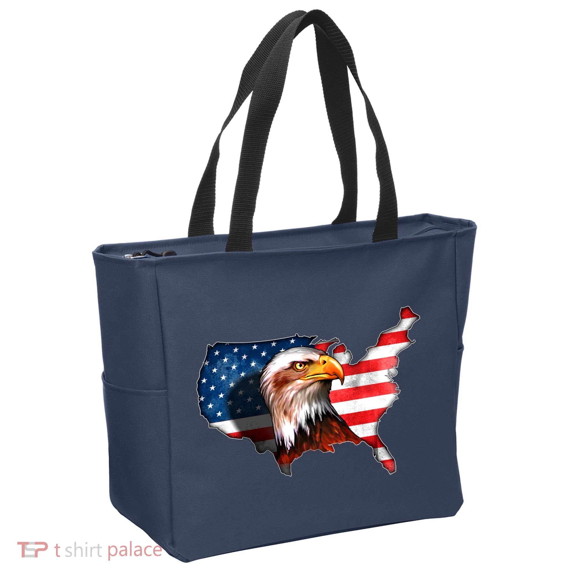 United States Of America Bald Eagle Tote Bag