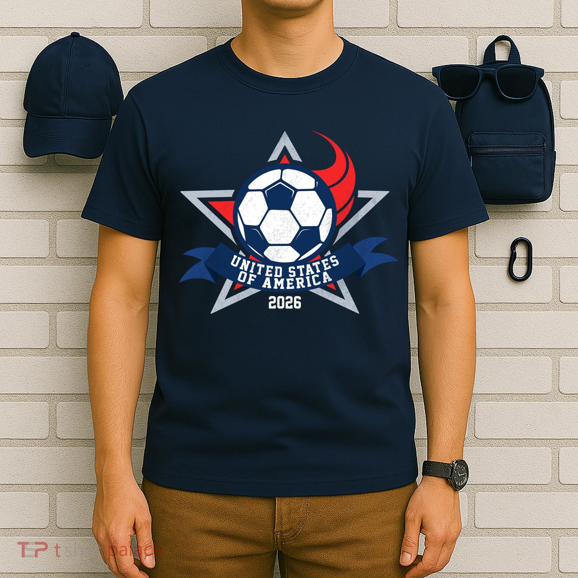 United States Of America 2026 Soccer Team T-Shirt