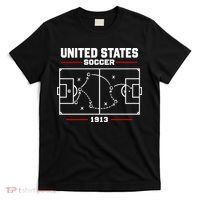 United States Of America Soccer Play Diagram T-Shirt thumb 0