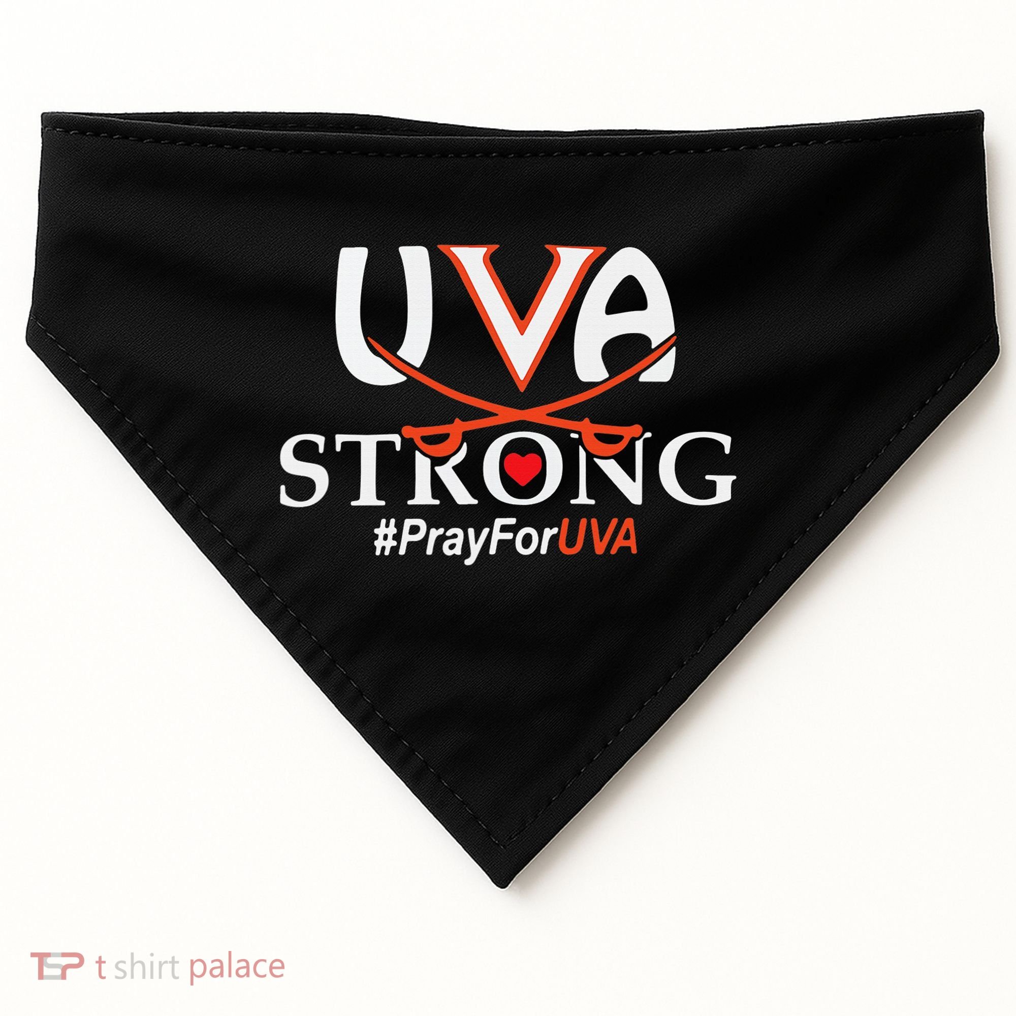 Uva Strong - Pray for UVA USA-Made Doggie Bandana