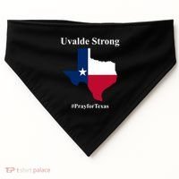 Uvalde Strong Pray For Texas USA-Made Doggie Bandana thumb 0