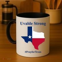 Uvalde Strong Pray For Texas Coffee Mug thumb 4