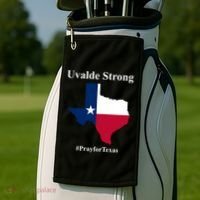 Uvalde Strong Pray For Texas Golf Towel thumb 2