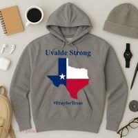 Uvalde Strong Pray For Texas Hoodie thumb 3