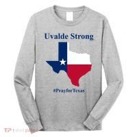 Uvalde Strong Pray For Texas Long Sleeve Shirt thumb 0