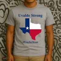Uvalde Strong Pray For Texas T-Shirt thumb 3