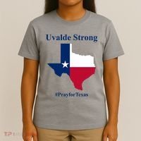 Uvalde Strong Pray For Texas T-Shirt thumb 4