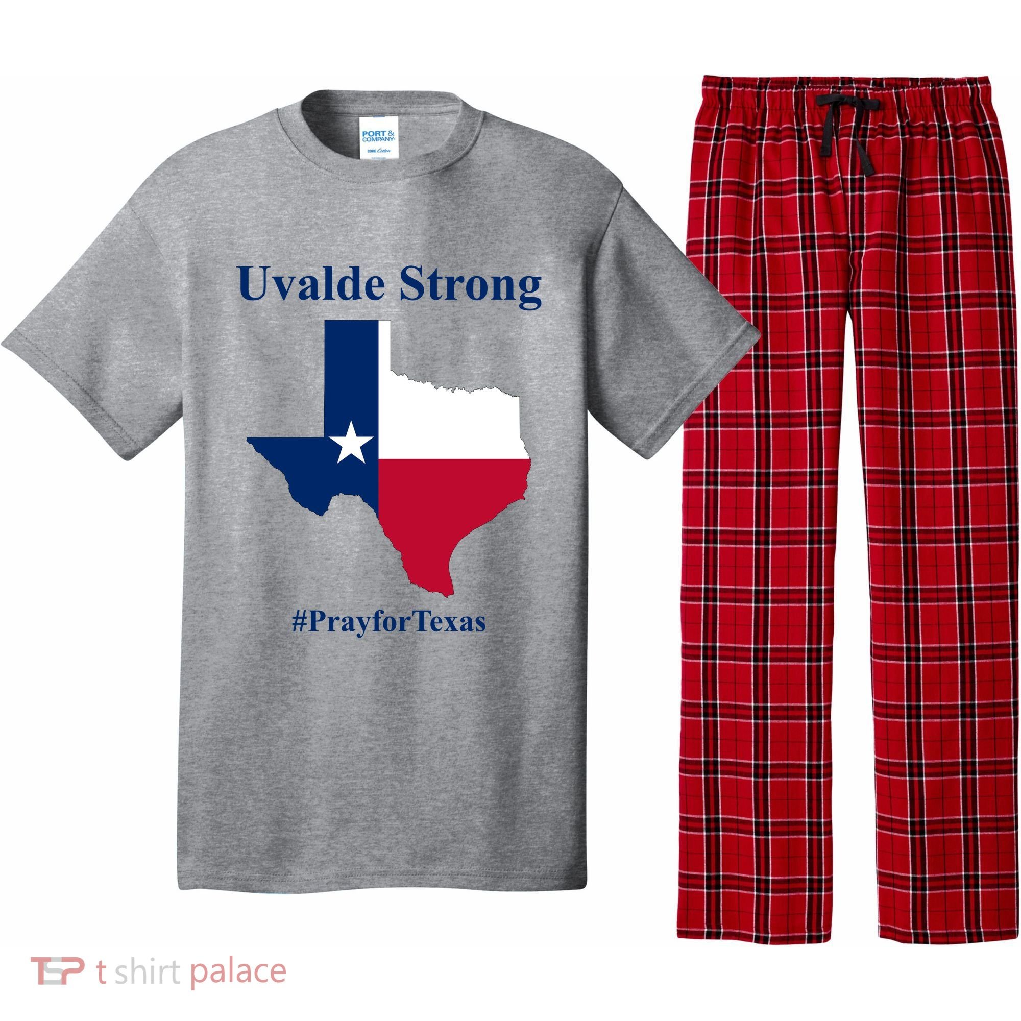 Uvalde Strong Pray For Texas Pajama Set