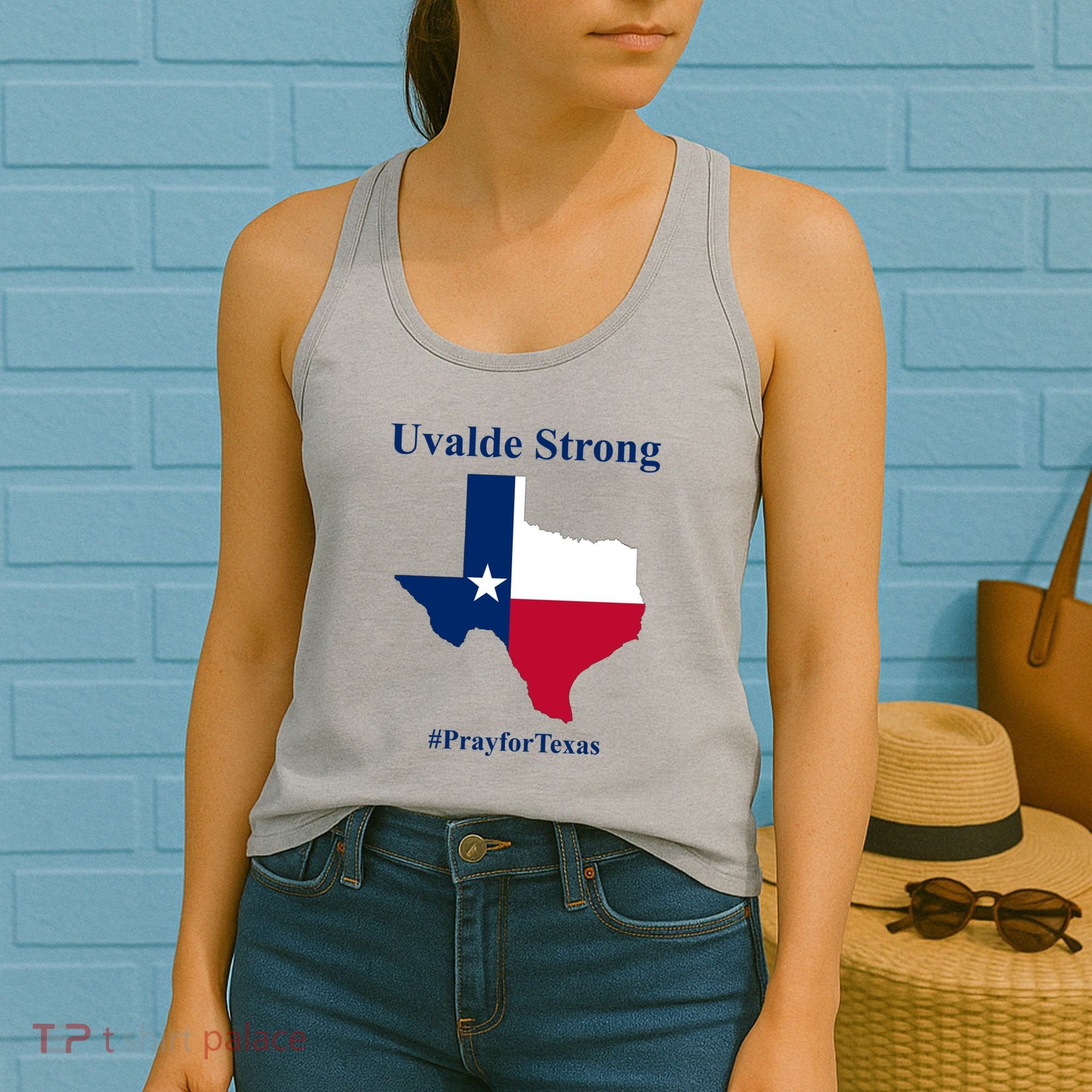 Uvalde Strong Pray For Texas Women's Tank Top