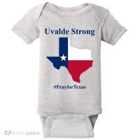 Uvalde Strong Pray For Texas Baby Bodysuit thumb 0