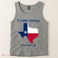 Uvalde Strong Pray For Texas Tank Top thumb 2