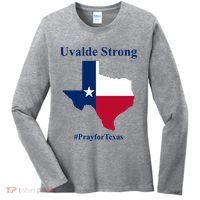 Uvalde Strong Pray For Texas Women's Long Sleeve Shirt thumb 0