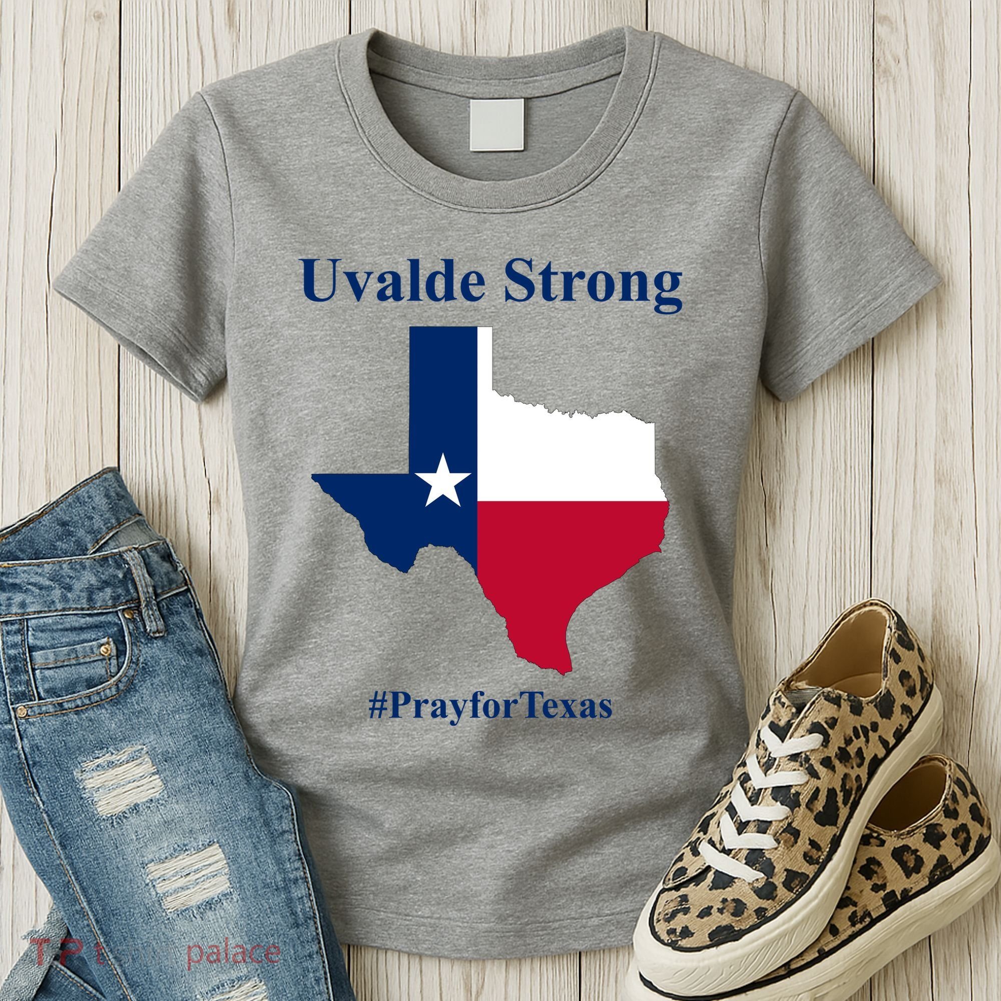 Uvalde Strong Pray For Texas Women's T-Shirt