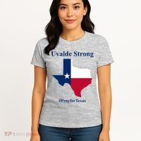 Uvalde Strong Pray For Texas Women's T-Shirt thumb 4
