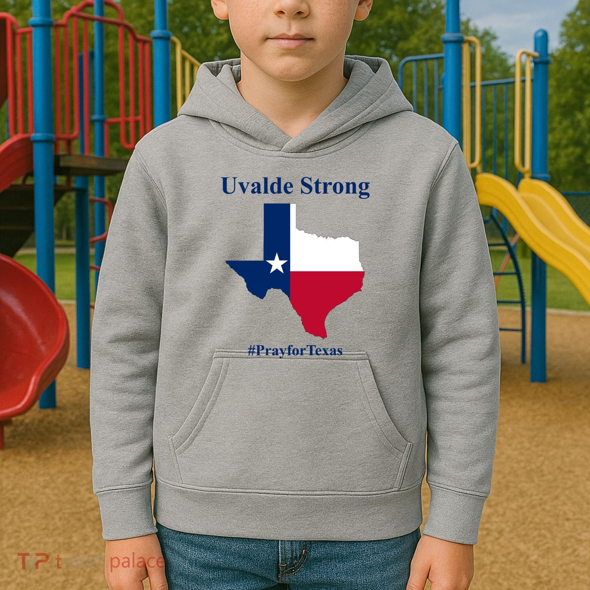 Uvalde Strong Pray For Texas Kids Hoodie