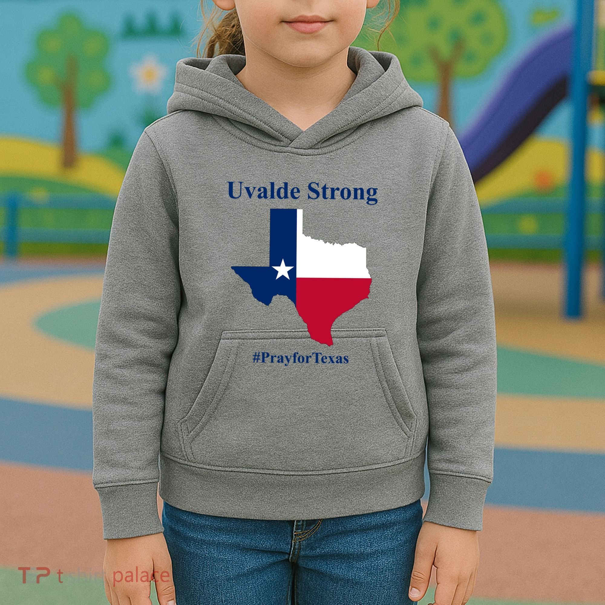 Uvalde Strong Pray For Texas Kids Hoodie