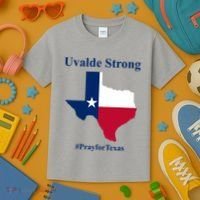 Uvalde Strong Pray For Texas Kids T-Shirt thumb 3