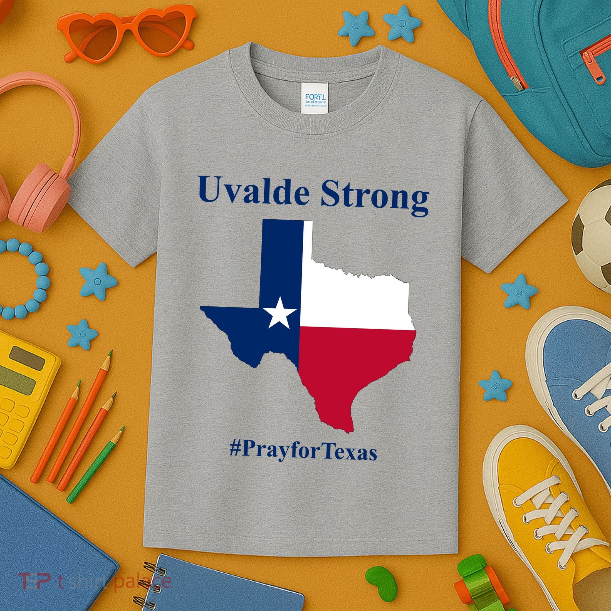 Uvalde Strong Pray For Texas Kids T-Shirt