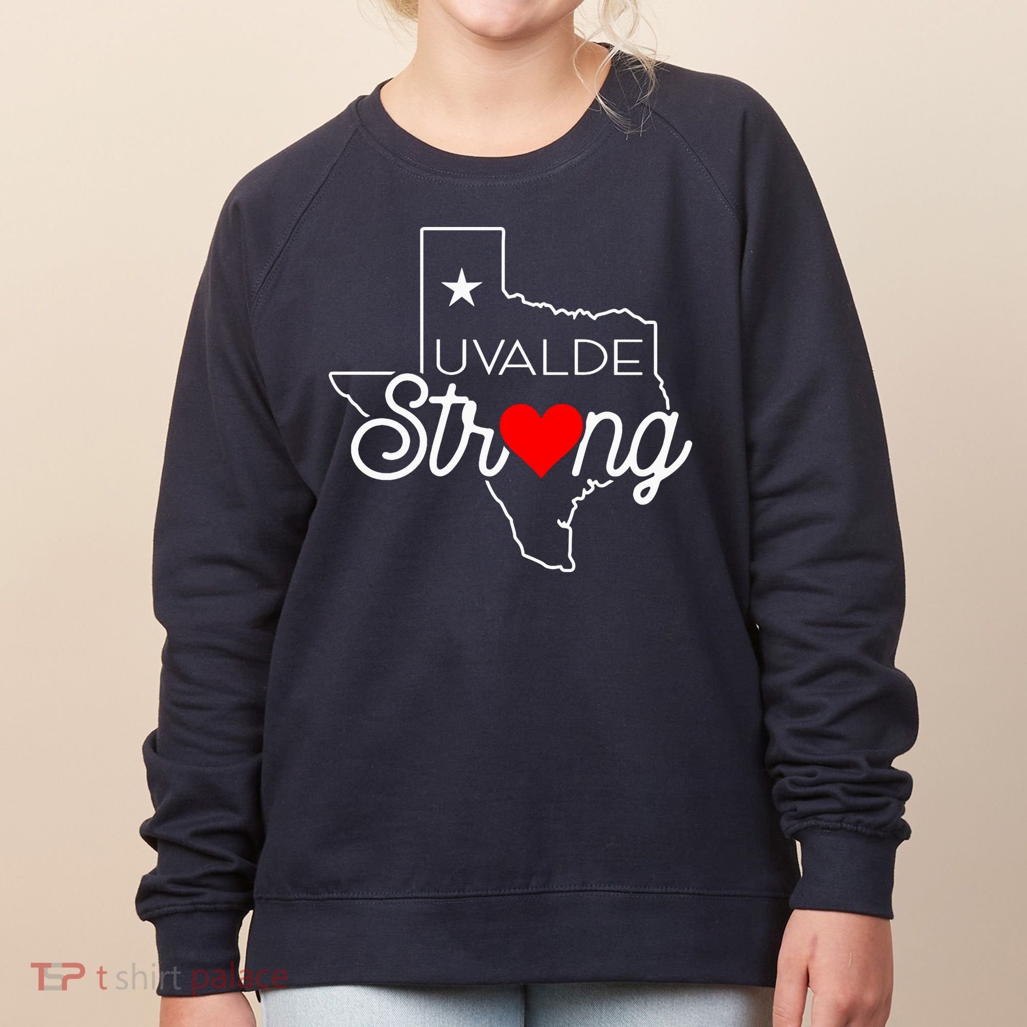 Uvalde Strong Pray For Texas Women's Sweatshirt