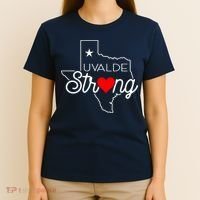 Uvalde Strong Pray For Texas T-Shirt thumb 4