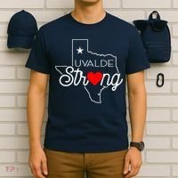 Uvalde Strong Pray For Texas T-Shirt thumb 6