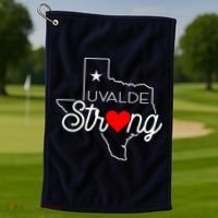 Uvalde Strong Pray For Texas Golf Towel thumb 1