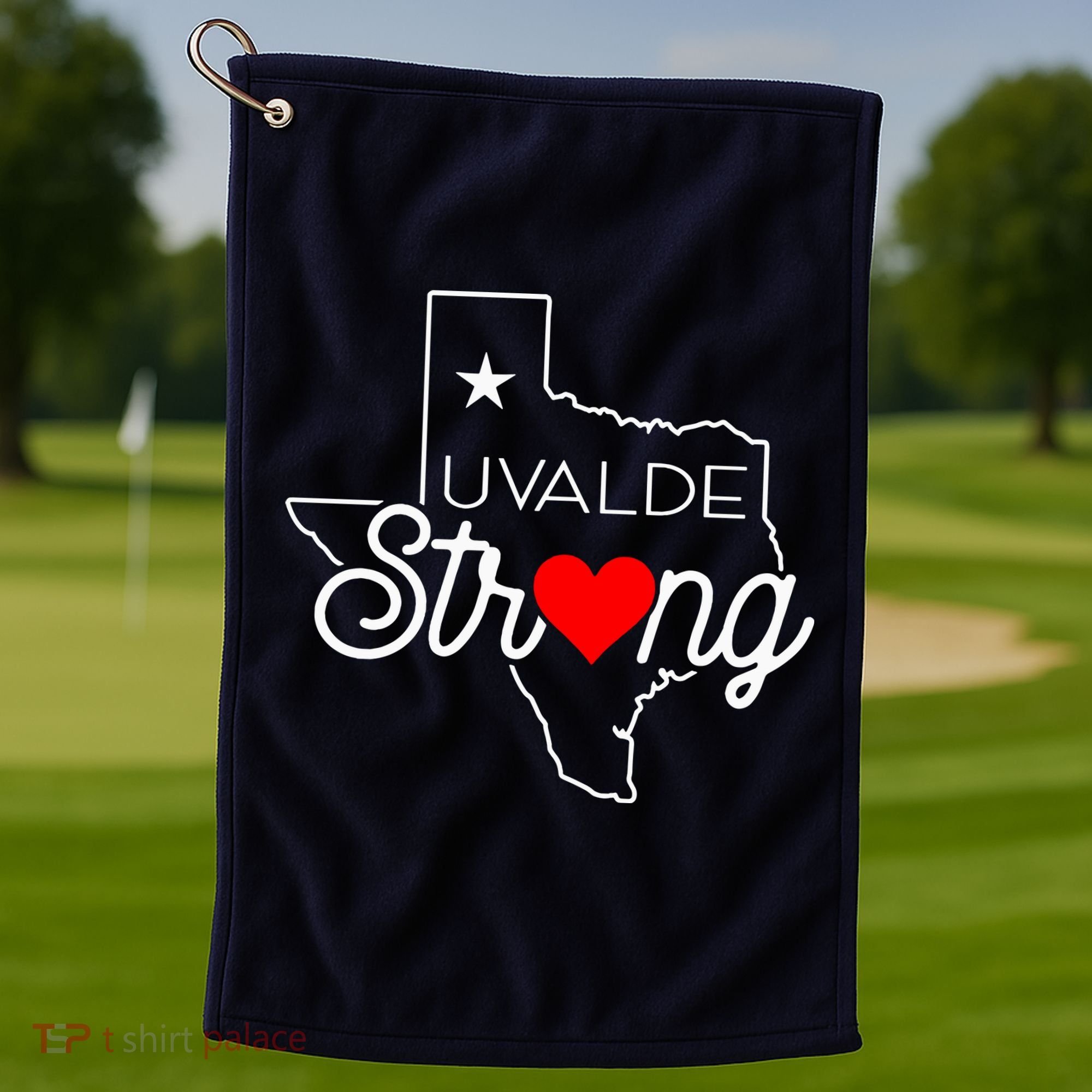 Uvalde Strong Pray For Texas Golf Towel