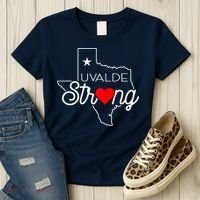 Uvalde Strong Pray For Texas Women's T-Shirt thumb 3