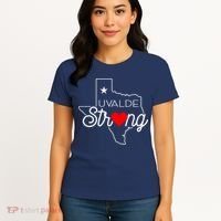 Uvalde Strong Pray For Texas Women's T-Shirt thumb 4