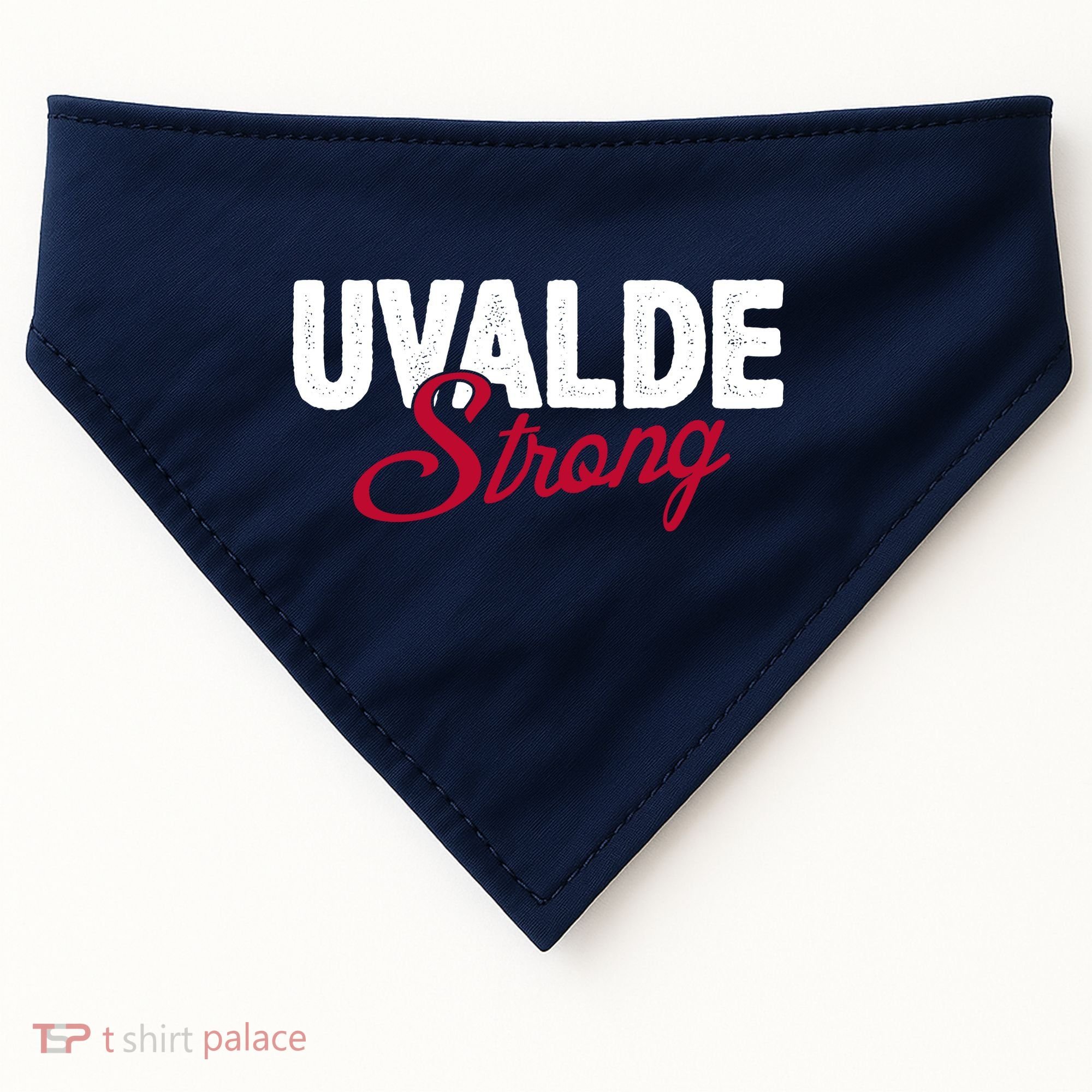 Uvalde Strong Pray For Texas USA-Made Doggie Bandana