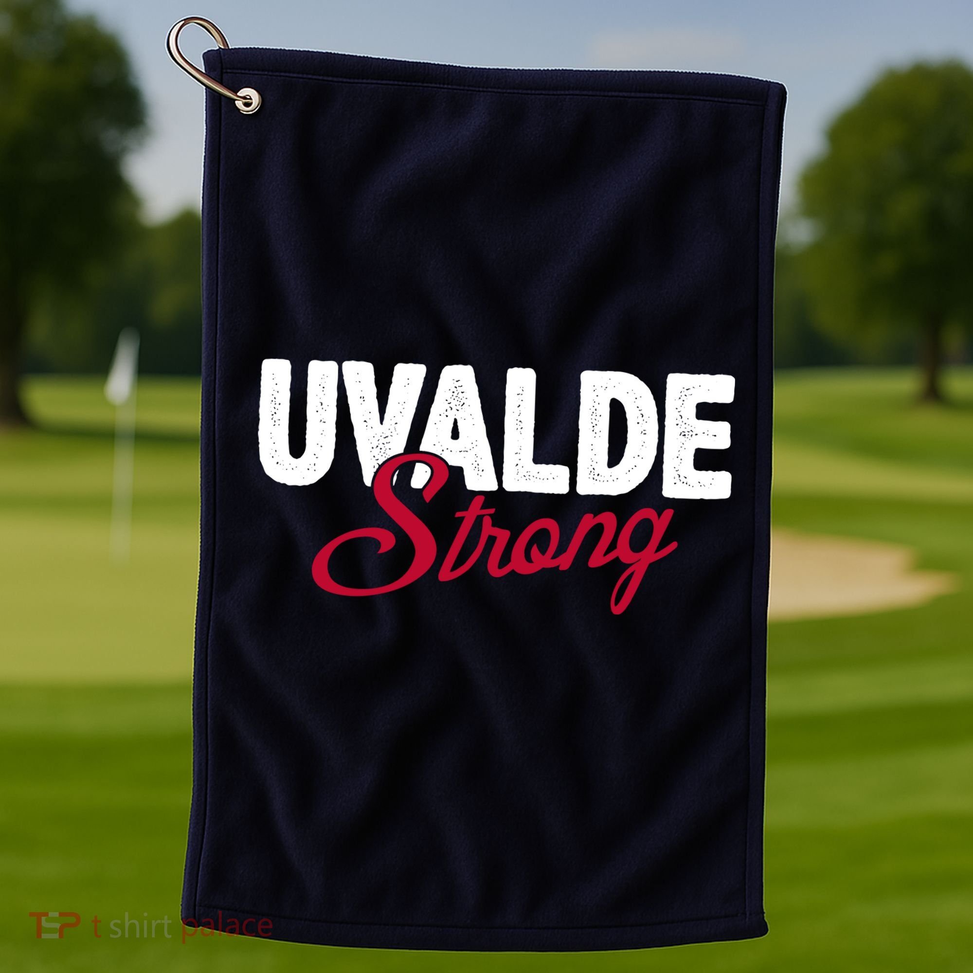 Uvalde Strong Pray For Texas Golf Towel