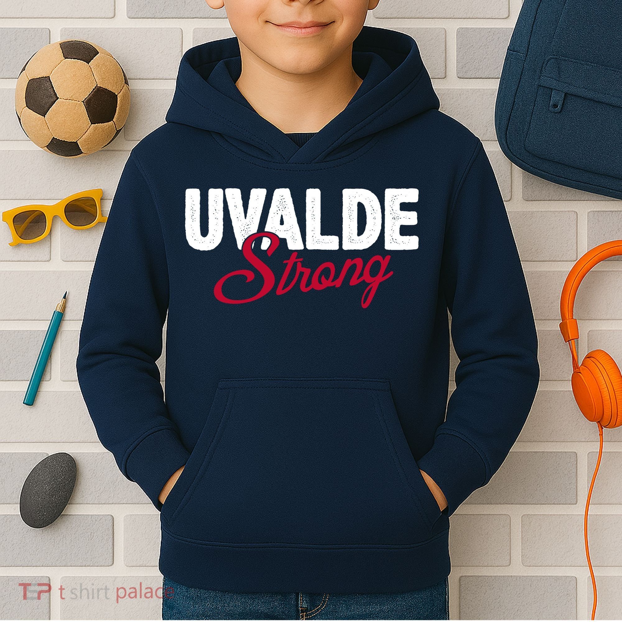 Uvalde Strong Pray For Texas Kids Hoodie