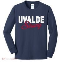 Uvalde Strong Pray For Texas Kids Long Sleeve Shirt thumb 0
