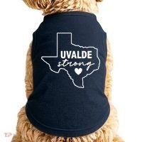 Uvalde Strong Pray For Texas Uvalde Texas Doggie Tank thumb 0