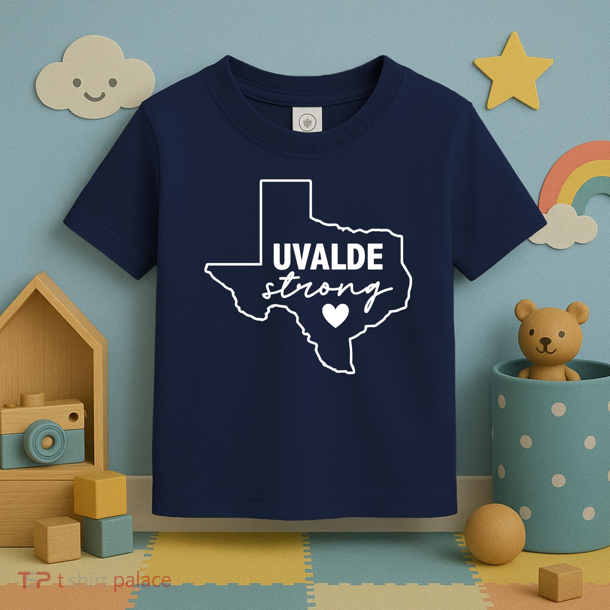 Uvalde Strong Pray For Texas Uvalde Texas Toddler T-Shirt