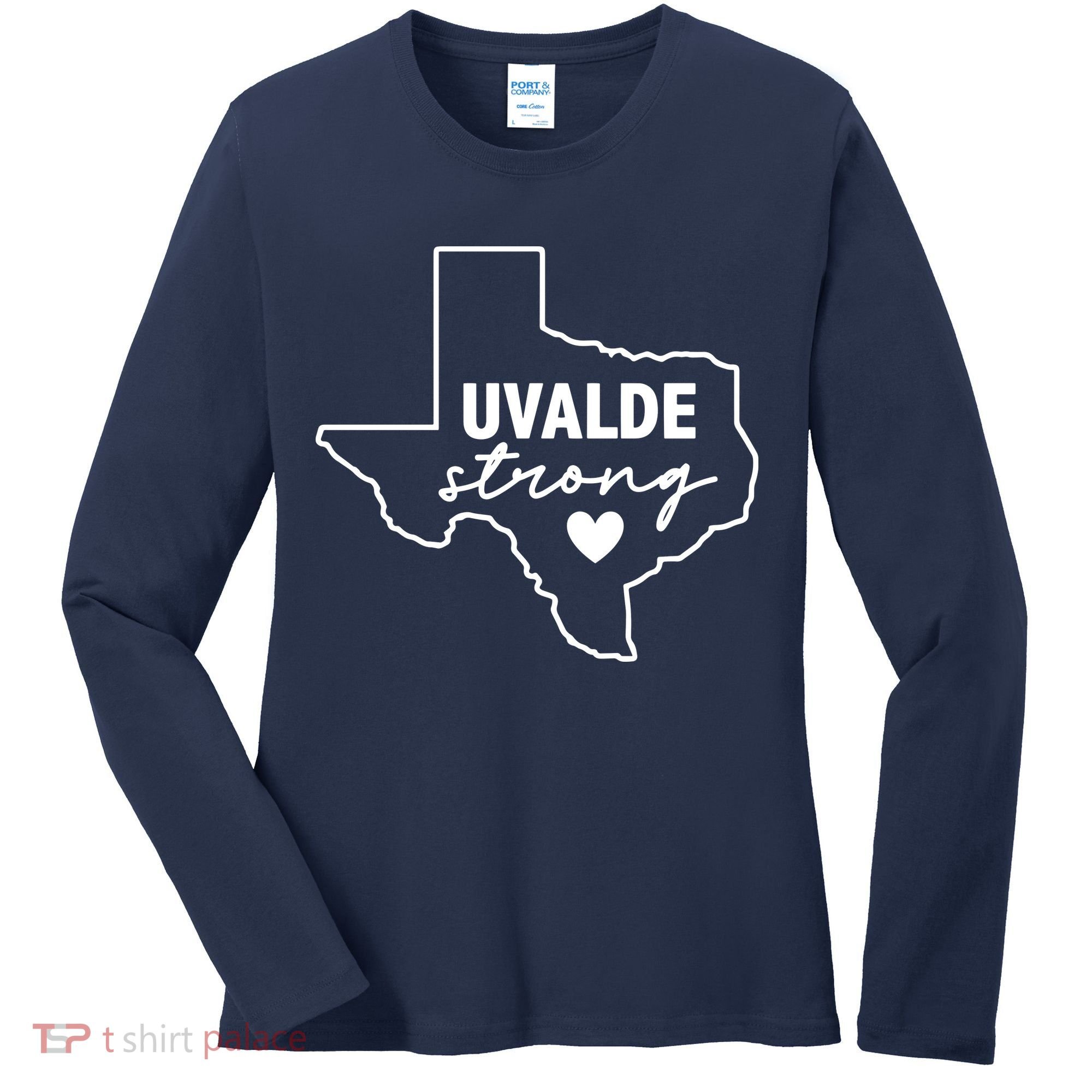 Uvalde Strong Pray For Texas Uvalde Texas Women's Long Sleeve Shirt