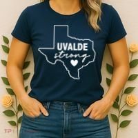 Uvalde Strong Pray For Texas Uvalde Texas Women's T-Shirt thumb 2