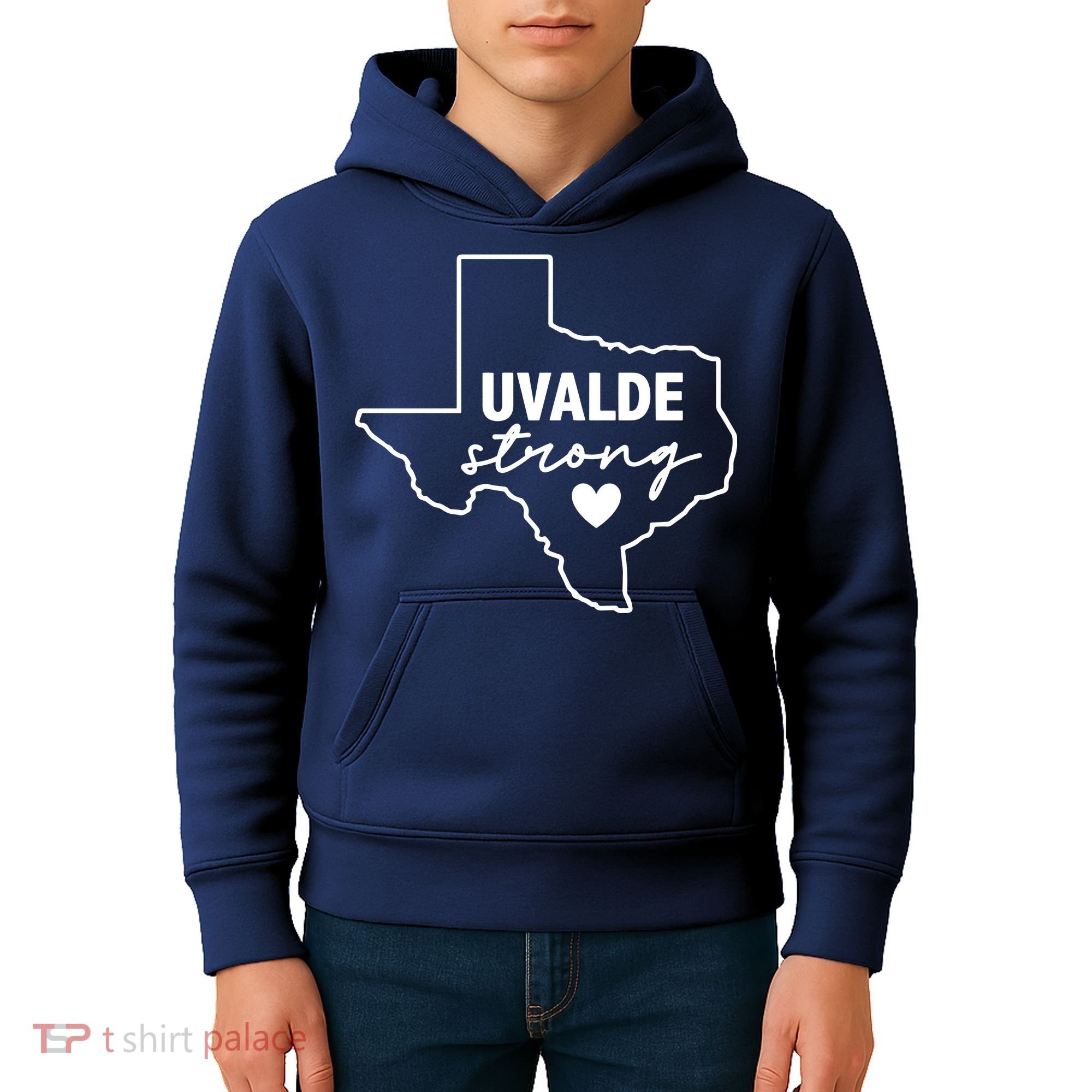 Uvalde Strong Pray For Texas Uvalde Texas Kids Hoodie