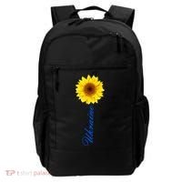 Ukraine Sunflower Peace Stop War Stand With Ukraine Backpack thumb 0