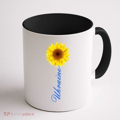 Ukraine Sunflower Peace Stop War Stand With Ukraine Coffee Mug back