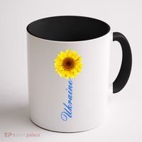 Ukraine Sunflower Peace Stop War Stand With Ukraine Coffee Mug thumb 1