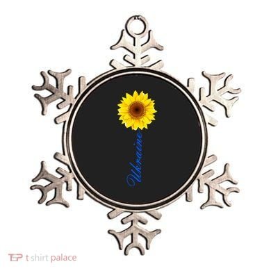 Ukraine Sunflower Peace Stop War Stand With Ukraine Ornament