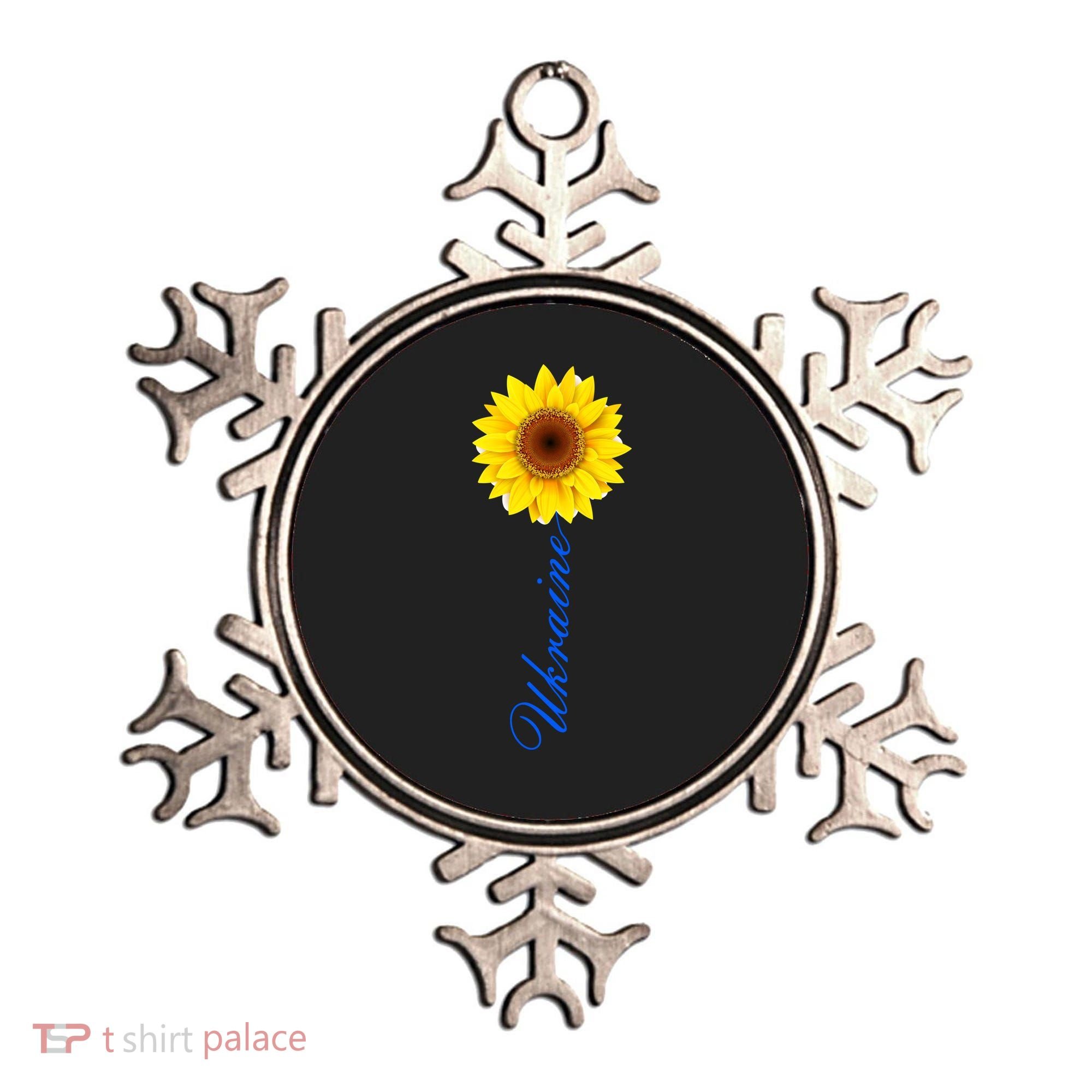 Ukraine Sunflower Peace Stop War Stand With Ukraine Ornament