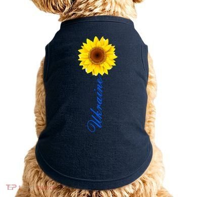 Ukraine Sunflower Peace Stop War Stand With Ukraine Doggie Tank
