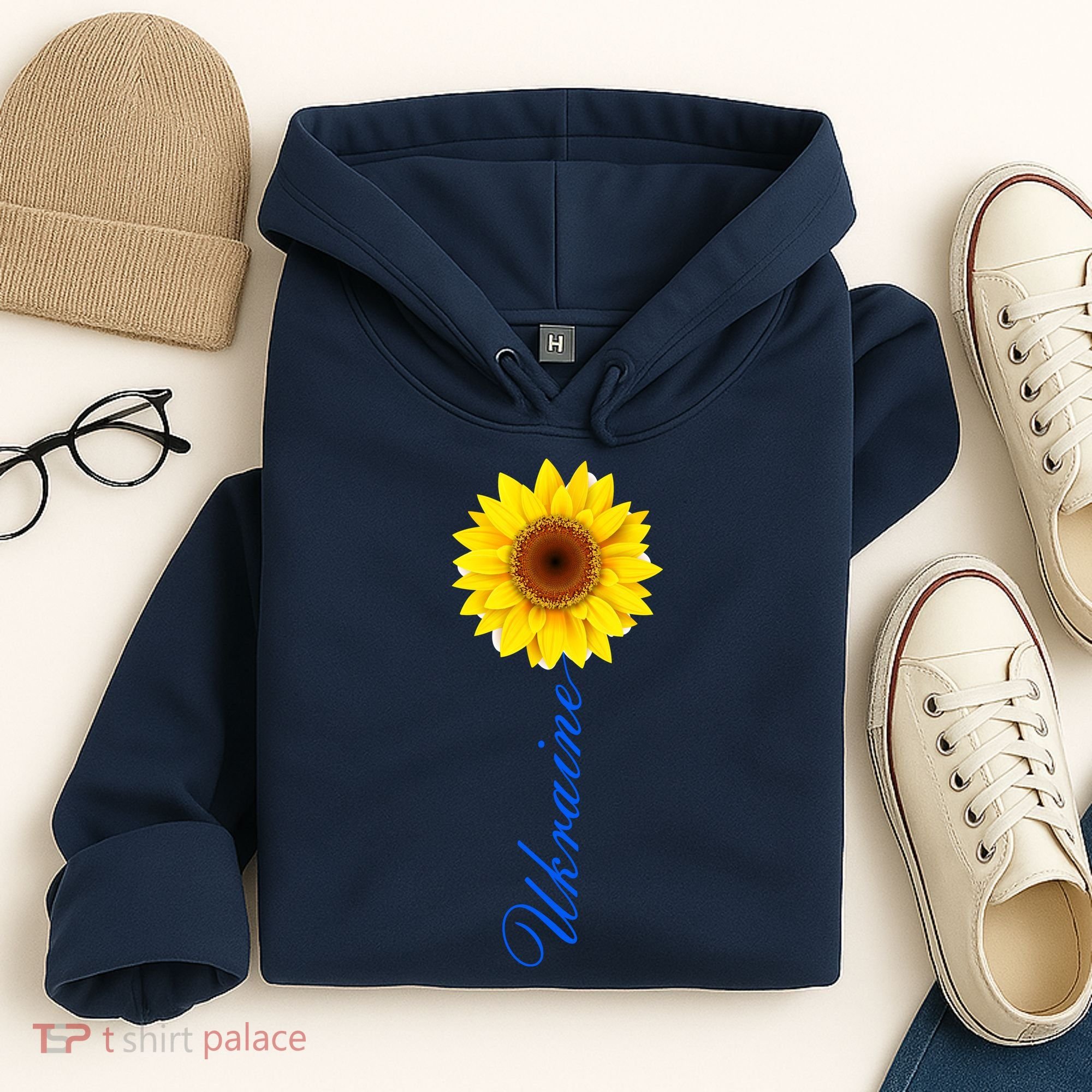 Ukraine Sunflower Peace Stop War Stand With Ukraine Hoodie